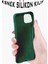 Apple iPhone Xr Uyumlu Premium Lansman Liquid Silikon Kılıf Içi Kadife-Fıstık Yeşil 3
