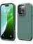 Apple iPhone 16 Pro Uyumlu Premium Lansman Liquid Silikon Kılıf Içi Kadife-Yeşil 1