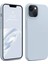 Apple iPhone 15 Uyumlu Premium Lansman Liquid Silikon Kılıf Içi Kadife-Bebe Mavi 1