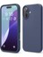 Apple iPhone 16 Uyumlu Premium Lansman Liquid Silikon Kılıf Içi Kadife-Gece Mavisi 1