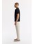 Erkek Siyah Polo Yaka Düğmeli Fitilli Rayon Triko T-shirt A51y5001 3