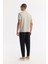 Erkek Gri Bisiklet Yaka Enjeksiyon Baskılı İnterlok T-Shirt A51Y1072 4