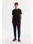 Erkek Siyah Bisiklet Yaka Hologram Baskılı İnterlok T-Shirt A51Y1006 5