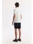 Erkek Beyaz Polo Yaka Baskılı %100 Pamuk Regular Fit T-Shirt A51Y1167 4