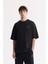 Erkek Nil Yeşili Bisiklet Yaka Puff Print T-Shirt A51Y1004 1