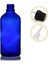 50 ml Mavi Cam Içten Da mlalıklı Şişe Siyah Kapak, 24 Adet 1