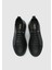 Siyah Deri Kadın Sneaker 5