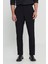 Slim Fit Dar Kesim Beli Lastikli Yan Cep Esnek Casual Pantolon 1