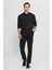 Slim Fit Dar Kesim Beli Lastikli Yan Cep Esnek Casual Pantolon 3