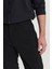 Slim Fit Dar Kesim Beli Lastikli Yan Cep Esnek Casual Pantolon 4