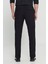 Slim Fit Dar Kesim Beli Lastikli Yan Cep Esnek Casual Pantolon 5