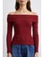 Omzu Açık Kaşkorse Bluz Bordo 5