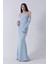Bebe Mavi Drapeli Düğme Detaylı Uzun Abiye 9705361.449 2