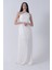 Ekru Bel Dekolteli Taş Işlemeli Abiye Elbise 4521014.147 3