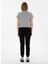 Yüksek Bel Slim Fit Siyah Kadın Pantolon PT0125 4