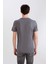 %100 Pamuk Slim Fit Dar Kesim Bisiklet Yaka Baskılı Kısa Kollu Tişört D5565AX25SP 5