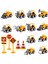 17PCS Inşaat Partisi Doğum Günü Partisi Malzemeleri Şekeri Mini Küçük Inşaat Oyuncakları Kamyonlar Araç Pasta Süslemeleri Topper Oyuncak Arabalar Kamyonlar 2 3 4 5 7 Yaşındaki Erke (Yurt Dışından) 1