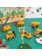 Inşaat Oyuncak Kamyonları - Mat (22.7X32.7INCH) ve Yol Tabelalı 8 Mini Inşaat Aracı, Çocuklar Için Yürümeye Başlayan Çocuk Oyuncakları Yaş 3,4,5,6 Yaşında Doğum Günü Noel (Yurt Dışından) 2