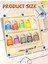 Manyetik Renk ve Sayı Labirenti - Montessori Ahşap Renk Eşleştirme Öğrenme Sayma Bulmaca Tahtası - Erkek Kız Çocuklar Için Ince Motor Becerileri Oyuncakları 3 4 5 Yaşında (Yurt Dışından) 4
