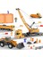 Çocuk Inşaat Oyuncakları Kamyon Seti, Erkek Iş Makinası Oyun Seti, Vinç Taşıma Römorku, Sandbox Sitesi Için Buldozer Forklift, 3 4 5 6 Yaşındaki Yürümeye Başlayan Çocuklar Için Doğ (Yurt Dışından) 1