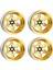 Ofset -8.9mm Metal 1.9 Inç Beadlock Jant Göbeği, Altın (Yurt Dışından) 5
