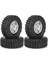 4 Adet 55MM 1.0 Inç Beadlock Jant Lastiği 1/18 1/24 Rc Araba Için, 2 (Yurt Dışından) 1