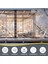 6.6x6.6 Ft Şeffaf Su Geçirmez Brandalar, Branda Ile, Veranda Için Şeffaf Brandalar (Yurt Dışından) 4