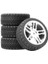 Rs4 FW06 D4 1/10 Tekerlek Düz Spor Araba Genel Yarış Lastiği, Gümüş (Yurt Dışından) 1