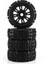 4 Adet 1/8 Arazi Aracı Tekerlekleri Lastikler 120 mm Kauçuk Kaya Lastikleri (Yurt Dışından) 2