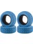 4 Adet 75MM 1/10 Rc Yolda Drift Tur Arabası Kauçuk Lastiği, Mavi (Yurt Dışından) 1