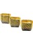 20 Pcs Gold - Folyoludikdörtgen - Kalın Muffin Kağıt Kek Kapsülü (4832) 1