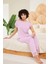 Aydoğan Kadın Mor %95 Lyocell %5 Elasthan Dantel Detaylı Pijama Takımı 1