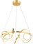 Kuzey B. Gold Ledli Salon Mutfak Oda Oturma Odası Hol Ledli Avize SB-LD-413 2