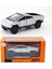 1:36 Tesla Cybertruck Pickup Suv Alaşımlı Araba Modeli Diecast Metal Oyuncak Arazi Aracı Geri Çekilebilir Kamyon Ses Işık Oyuncak Koleksiyonu (Yurt Dışından) 2