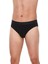 66 Erkek Siyah Modal Iz Yapmaz Kemerli Slip Külot 1 Adet 1