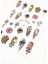 Retro Hippie Desenli Tırnak Stickerı Nail Art Süsü 2