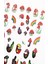 Retro Hippie Desenli Tırnak Stickerı Nail Art Süsü 2