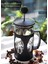 Cam French Press Kahve Demleme Paslanmaz Iç Yapı Siyah 350 ml 2