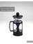 Cam French Press Kahve Demleme Paslanmaz Iç Yapı Siyah 350 ml 4