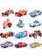 Disney Pixar Arabalar 2 3 Oyuncakları Şimşek Mcqueen Francesco Sterling Finn Mcroket 1:55 Diecast Metal Alaşım Model Oyuncak Araba Çocuk Hediyesi (Yurt Dışından) 2