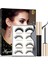 5’li Manyetik Takma Kirpik ve Eyeliner Seti – Yapıştırıcısız Kirpik , Doğal Görünüm Kirpik , Suya Dayanıklı Eyeliner , Gün Boyu Kalıcı Eyeliner , Kolay Kullanım Kirpik ! 1