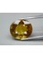 6.39 Ct 13x11 mm Oval Natural Greenish Yellow Sphene Madagascar, Amazing Luster 1