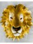 Dekoratif Aslan Kafası Duvar Dekorasyon Biblo Aslan Kral Biblo Duvara Monte 3D Aslan Kafası (40X40 Cm) | El Yapımı & El Boyaması 2