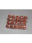 4.55 Ct 20PCS Lot T.w 4x3 mm Oval Natural Pinkish Orange Garnet, Best For Setting 1