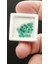 2.65 Ct 2.6x2.6 mm Lot Square Natural Emerald Zambia 1