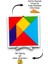 7 Parça Eğitici Renkli Ahşap Orta Boy Tangram Akıl Zeka Mantık ve Strateji Oyunu 5