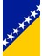Bosna Hersek Bayrağı (30x45 Cm) 2