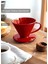 V60 02 Seramik Dripper Kahve Demleme Ekipmanı Aparatı Kırmızı 1