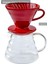 V60 02 Seramik Dripper Kahve Demleme Ekipmanı Aparatı Kırmızı 3