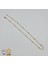 316 L Paslanmaz Gold Dorika Zincir İnce İtalyan Kadın Çelik Kolye 45 cm - HMÇK-0053 2